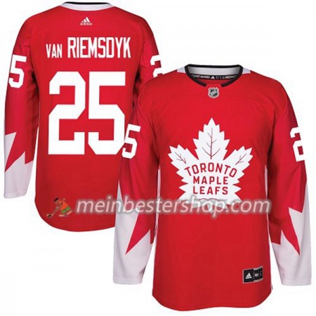 Toronto Maple Leafs James Van Riemsdyk 25 Adidas 2017-2018 Rot Alternate Trikot Authentic - Herren Toronto Maple Leafs James Van Riemsdyk 25 Adidas 2017-2018 Rot Alternate Trikot Authentic - Herren